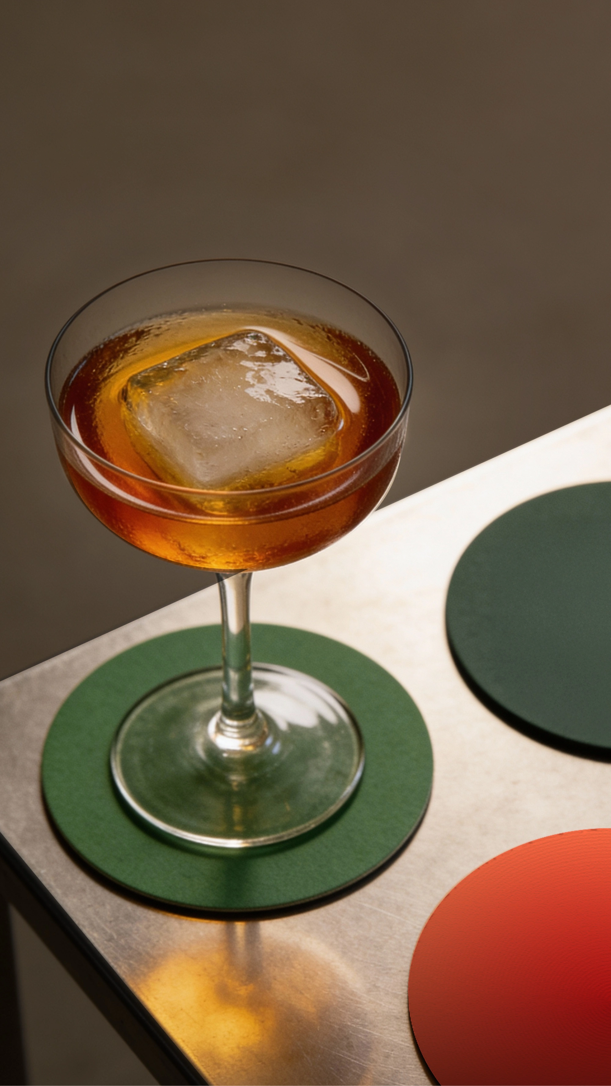 Graphic depicting a color palette of Stone Brown, Dark Navy, Beige, and Cream White along with corresponding hex color codes.