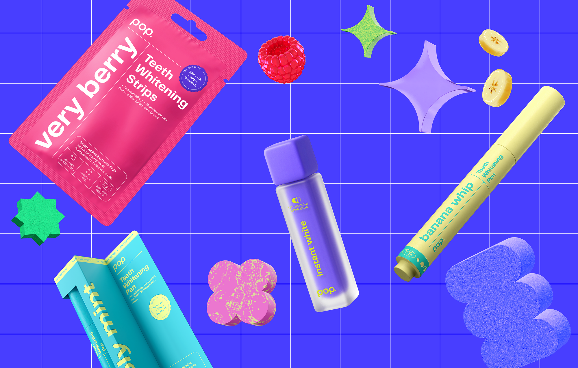 Stationery design of letterhead and business cards for the company Anders on top of a blurred photo of a house interior.